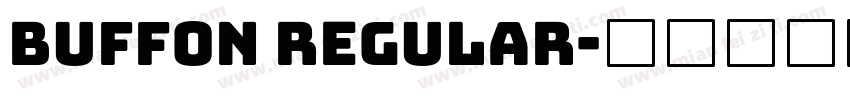 Buffon Regular字体转换